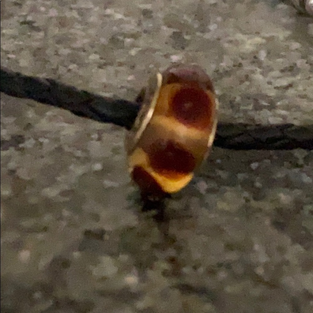 14kt Pandora Murano Charm. Rare!